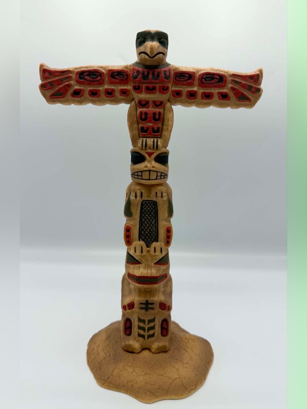 Schleich 42012 Wild West Native American Totem Pole Retired 2005 Rare Vintage